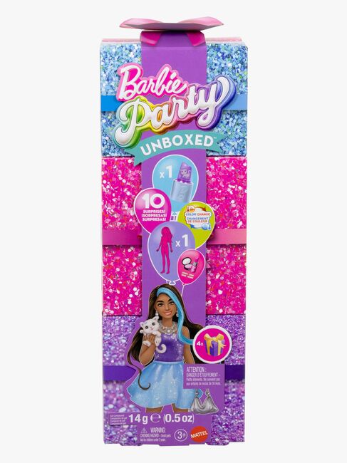 Barbie Party Unboxed Dukke Glam Series, Lilla
