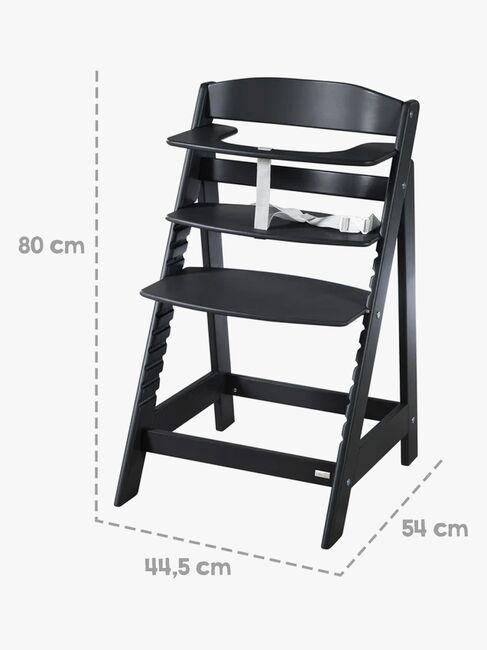 Roba Sit Up Flex Grow-Along Højstol, Black