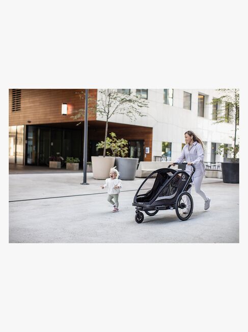 Hamax Cocoon Cykelanhænger, Grey/Black