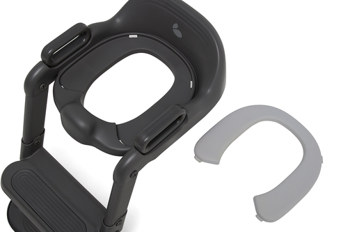 Beemoo CARE Assist Toiletsæde med Stige, Deep Grey