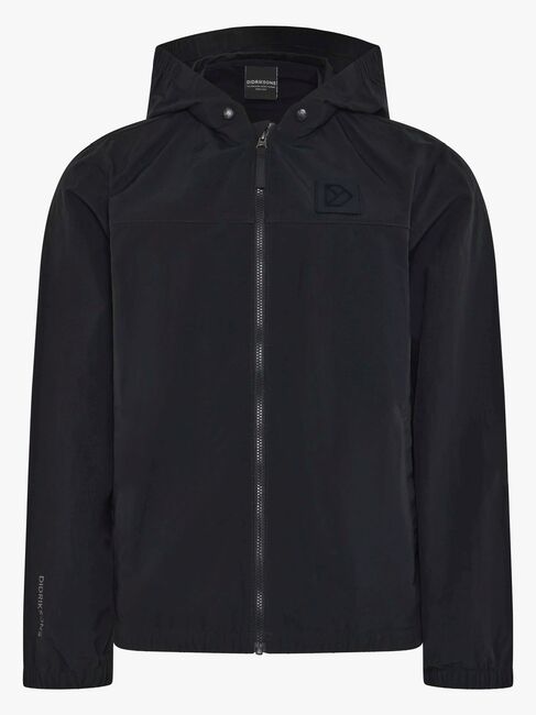 Didriksons Jasper Vindtæt Friluftsjakke, Black