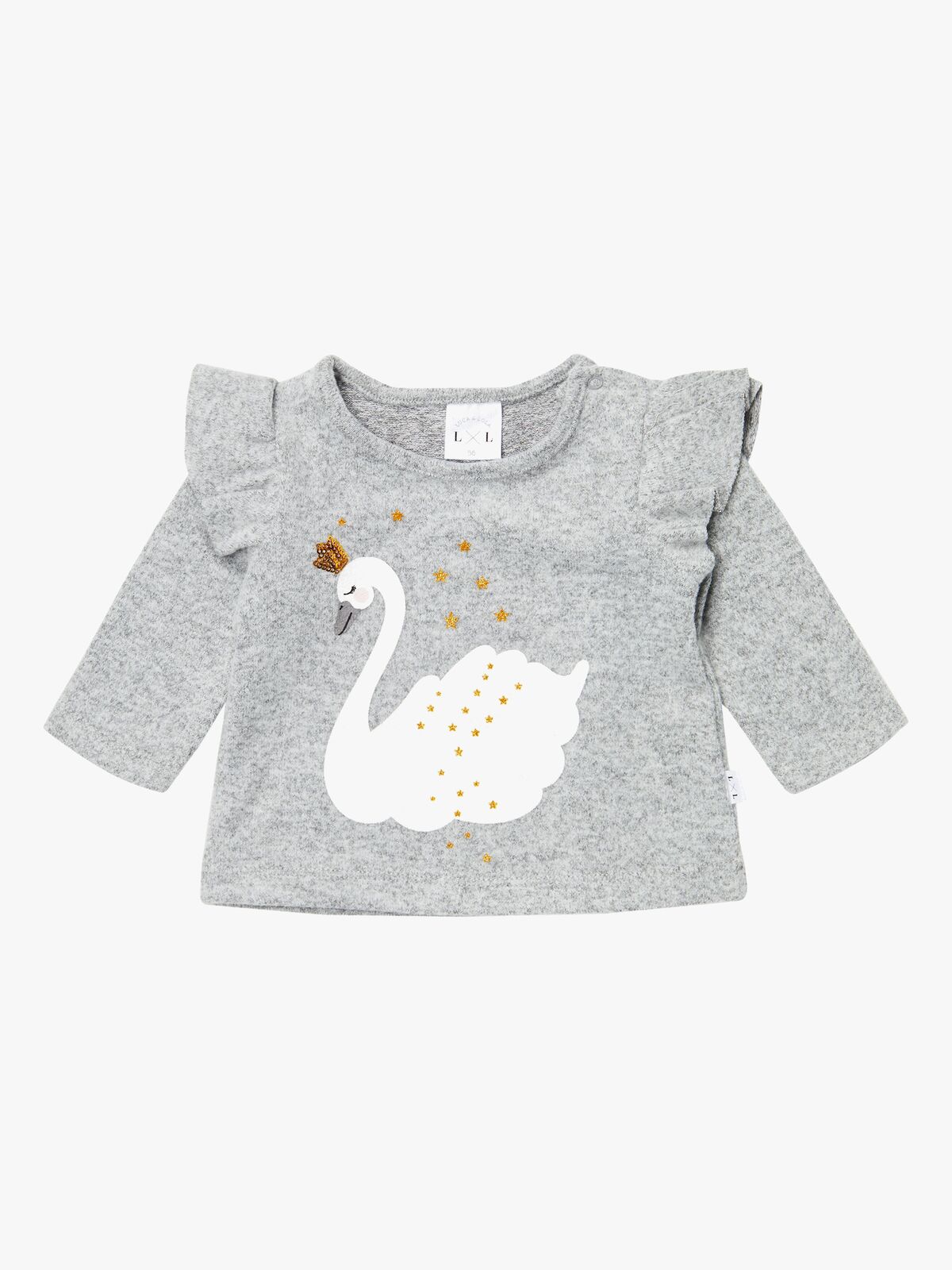 Luca & Lola Alessandra Trøje Baby, Grey Melange