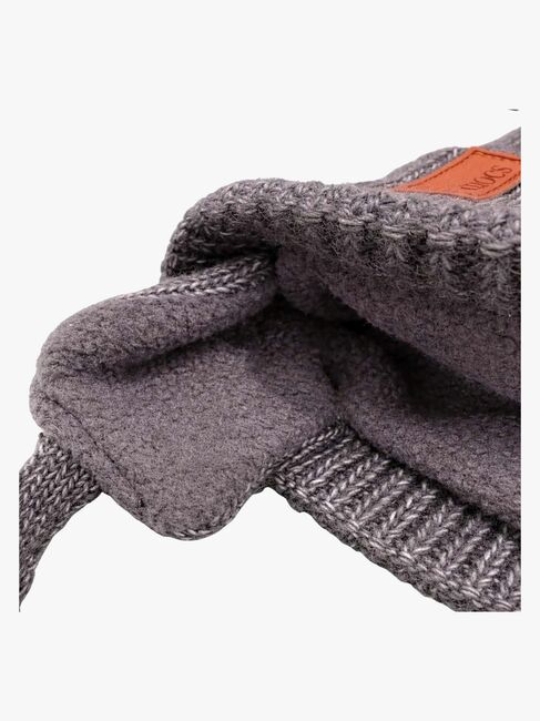 BabyMocs Hue med Øreklapper, Grå