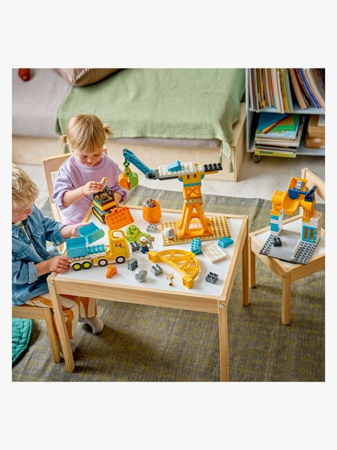 LEGO DUPLO Town 10476 3-i-1 Byggeplads med køretøjer