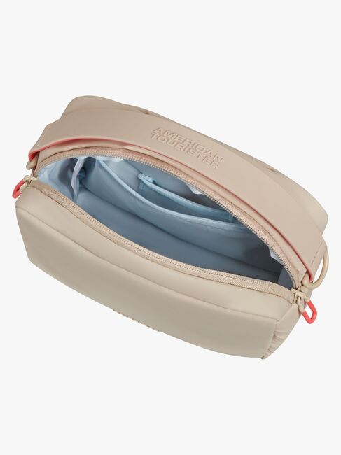 American Tourister Puffy POP Pouch Skuldertaske 3,5L, Beige