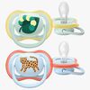 Philips Avent Ultra Air-sut 0-6m 2-pak, Blå/Lysegrøn