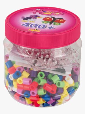 Hama Maxi Perlekasse 400 stk. Lyserødt Låg