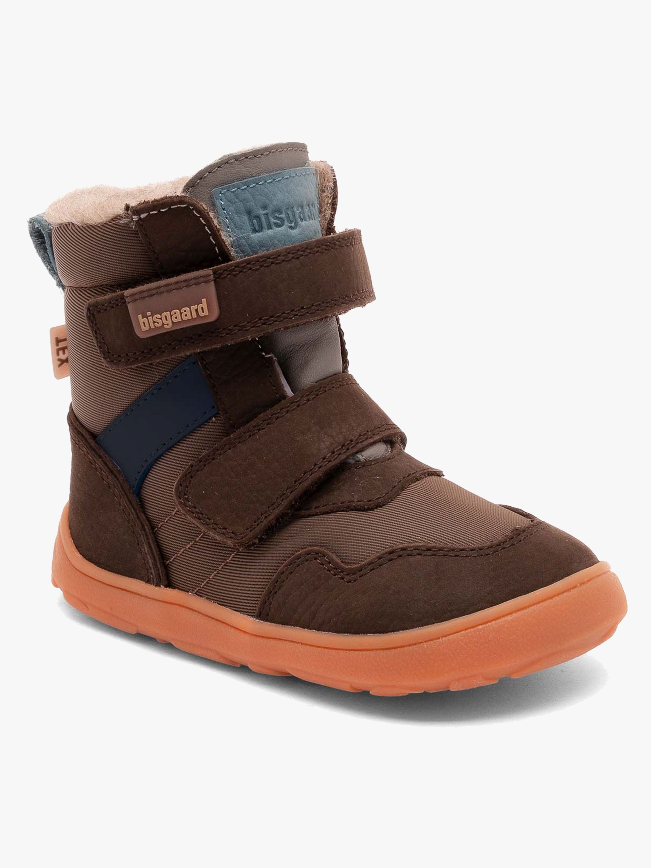 Bisgaard Timo Tex Barefoot Vinterstøvler, Dark Brown, 26