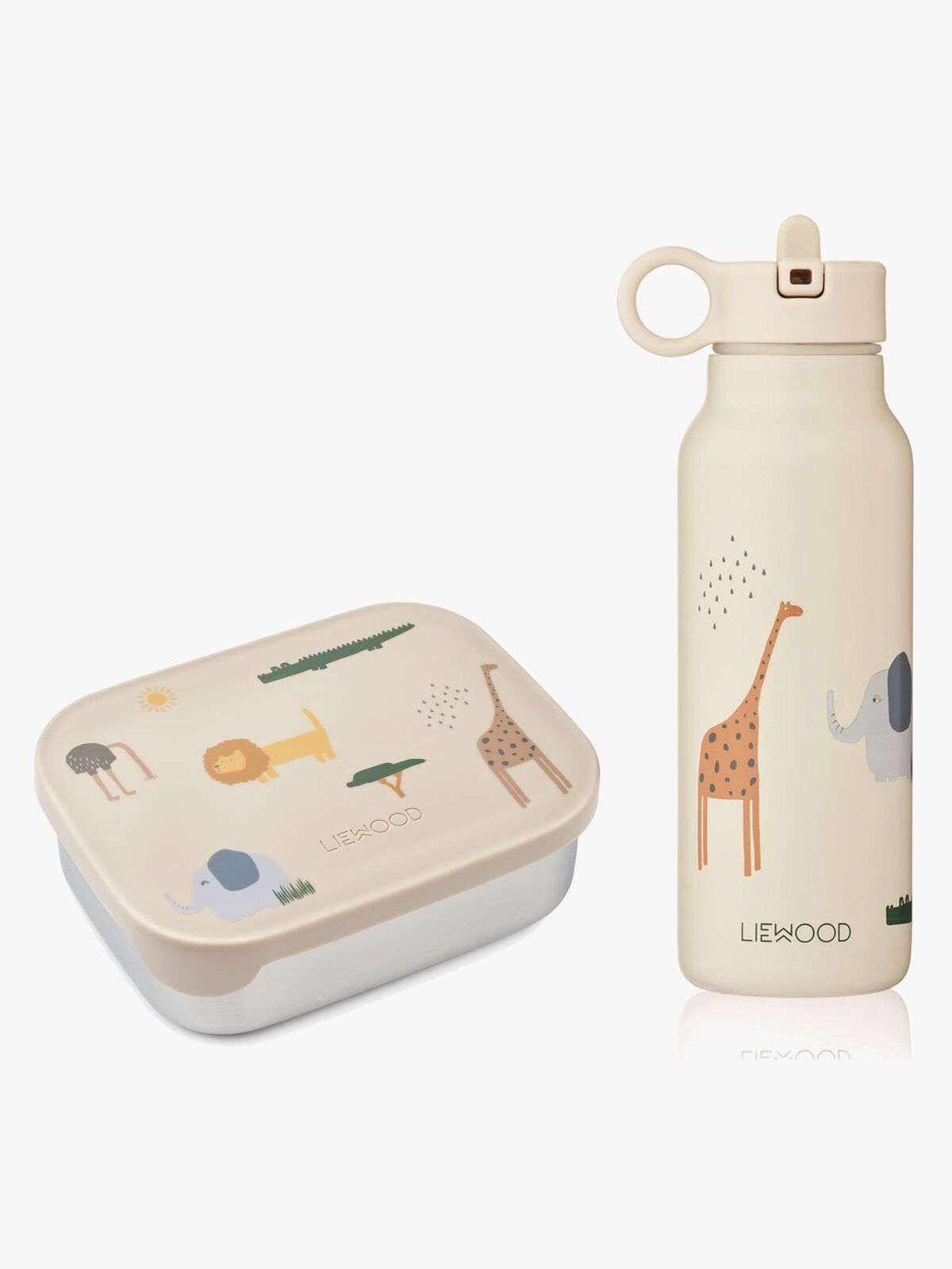 LIEWOOD Arthur Madkasse og Falk Flaske, Safari/Sandy