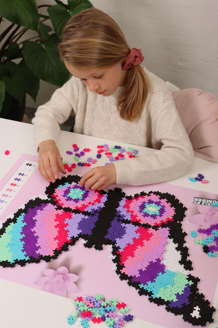 Plus-Plus Puzzle By Number Sommerfugl 800 Dele