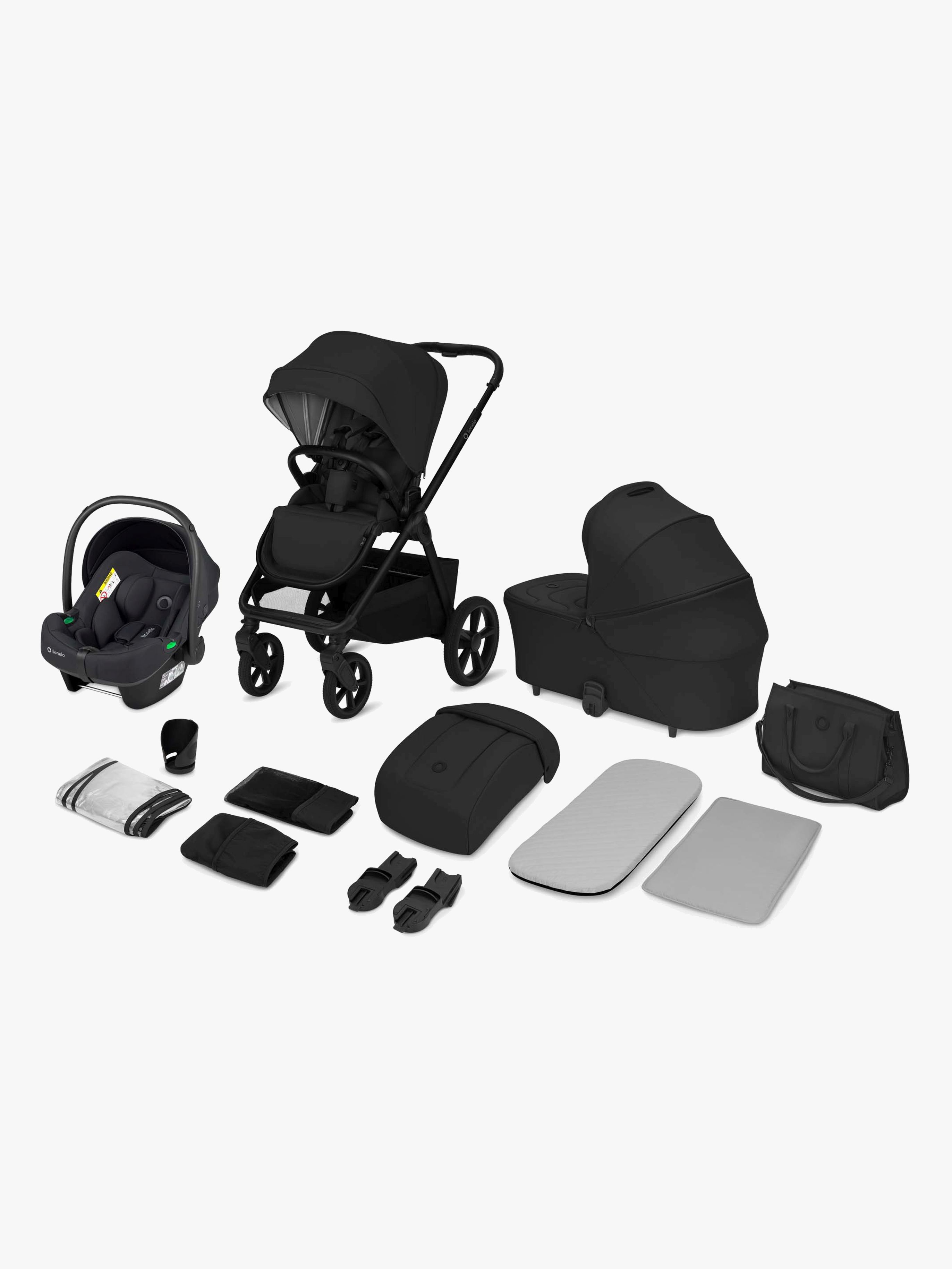 Lionelo CARMINE 3-in-1 Duovogn, Black Onyx