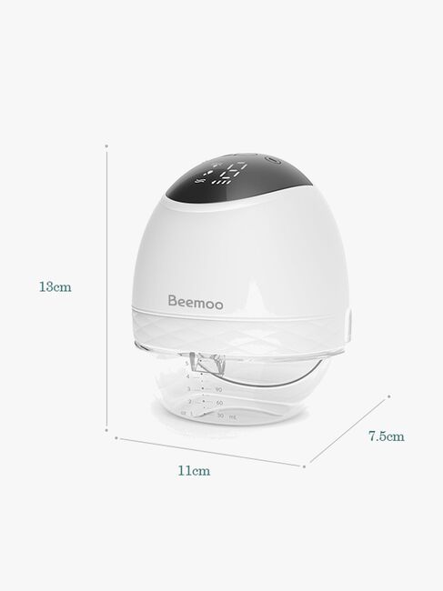Beemoo CARE Wearable LED Elektrisk Brystpumpe Single