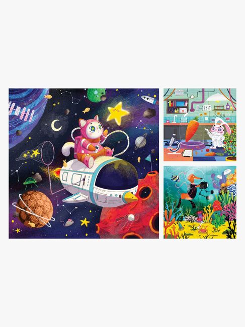 Ravensburger Puslespil Kids in Science 3x49 Brikker