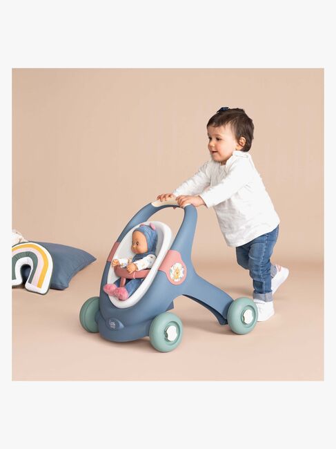 Smoby Little Smoby 3-i-1 Gåvogn med Dukke