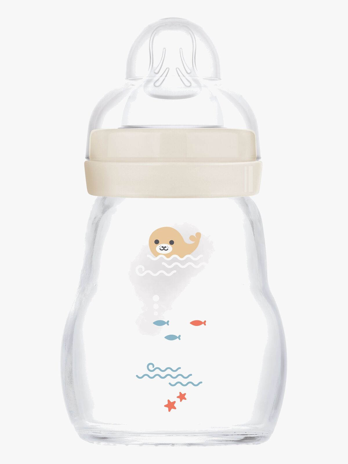 MAM Feel Good Sutteflaske Glas 170 ml, Neutral