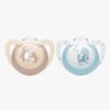 NUK First Choice Classic Sut 2-pak Str. 1, Bear/Seahorse