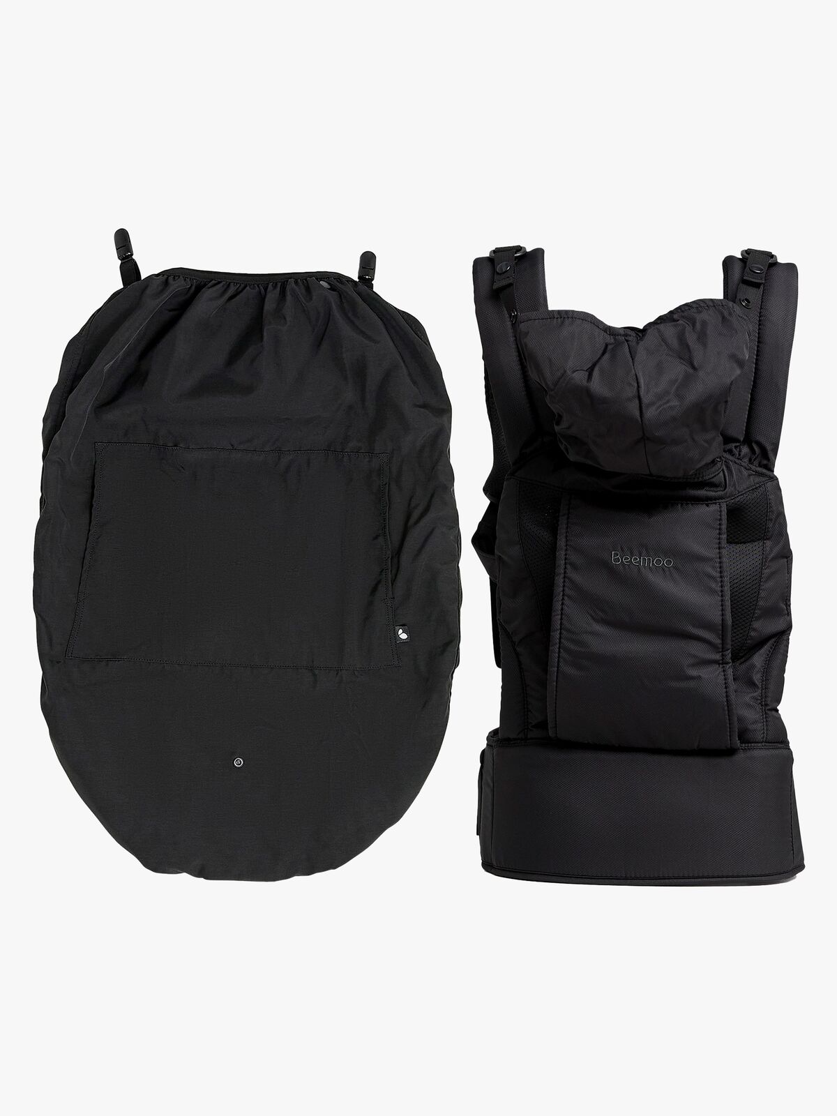 Beemoo CARE Dynamic Bæresele inkl. Regnslag, Sort