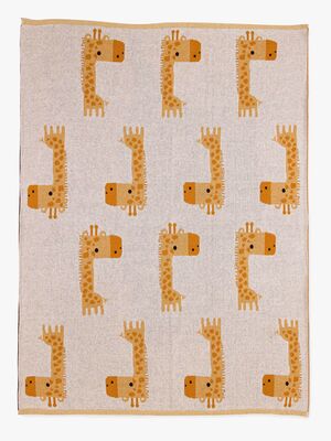 Bizzi Growin Strikket Tæppe Aio Baby, Gilbert Giraffe