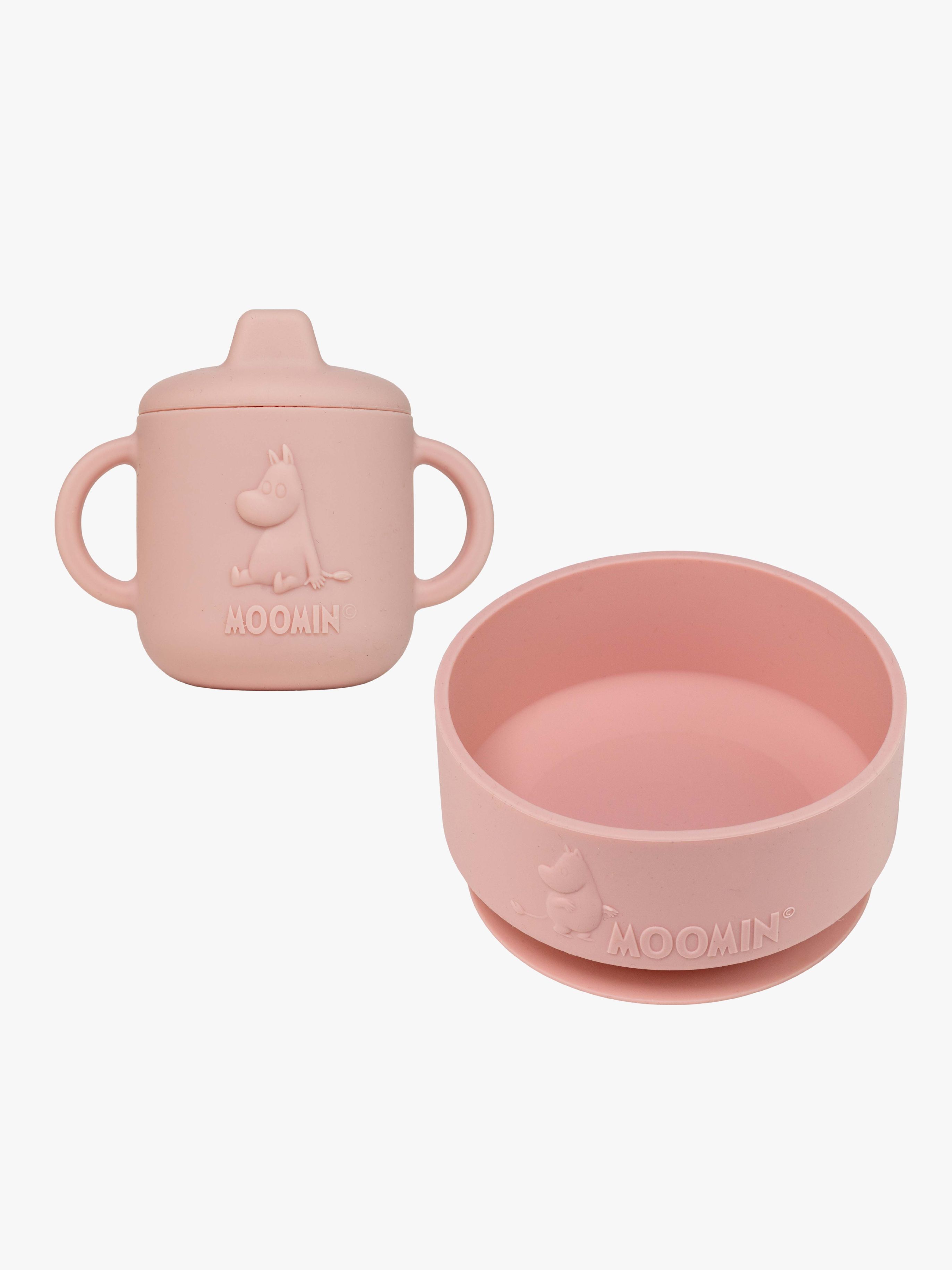 Mumitroldene Spisesæt Silikone, Rosehip Pink