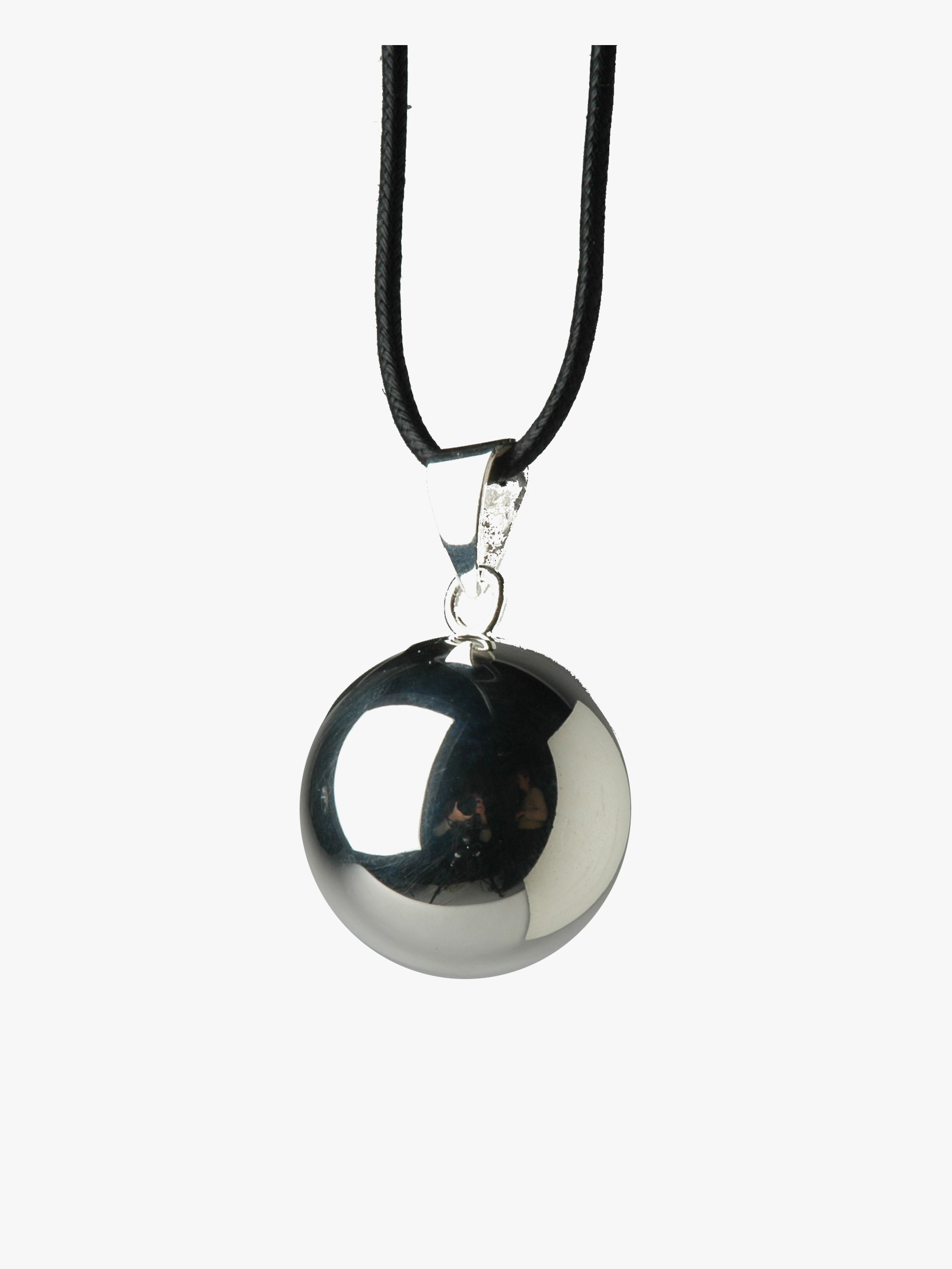 Bola Graviditetssmykke, Glat Silver