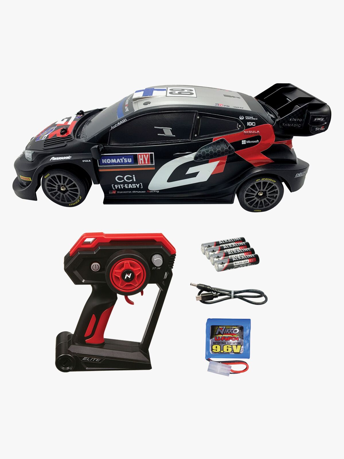 Nikko Toyota Rovanperä Fjernstyret Bil 1:14