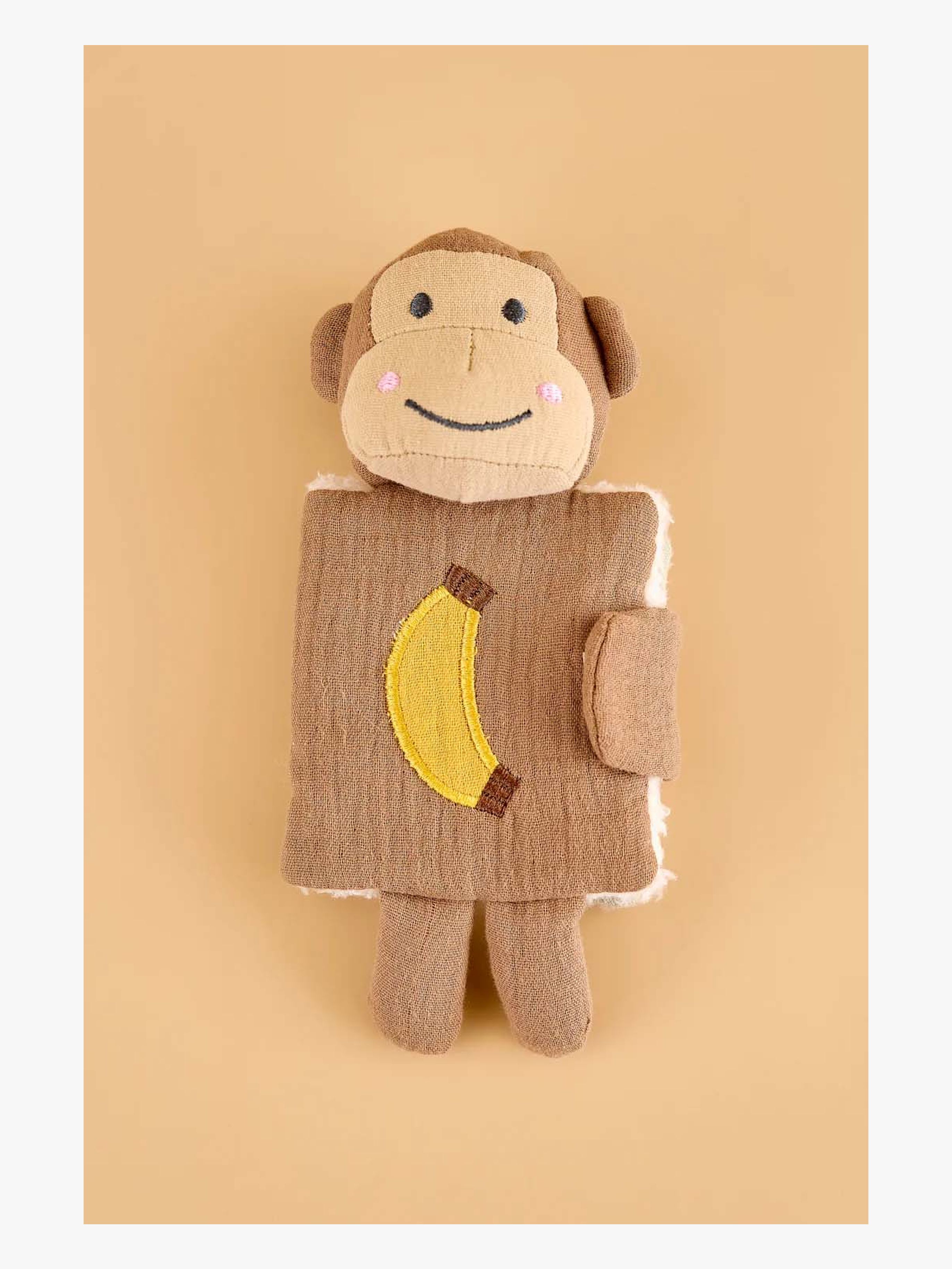 Jabadabado Blød Bog Monkey