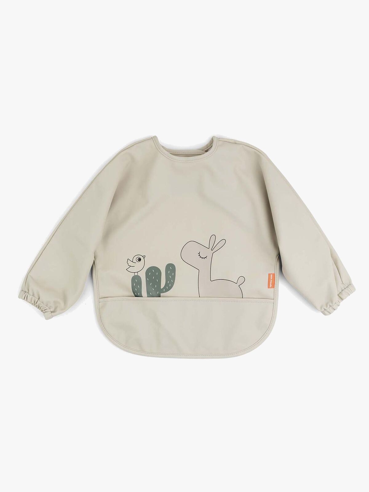 Done By Deer Langærmet Hagesmæk m. Lomme Lalee, sand