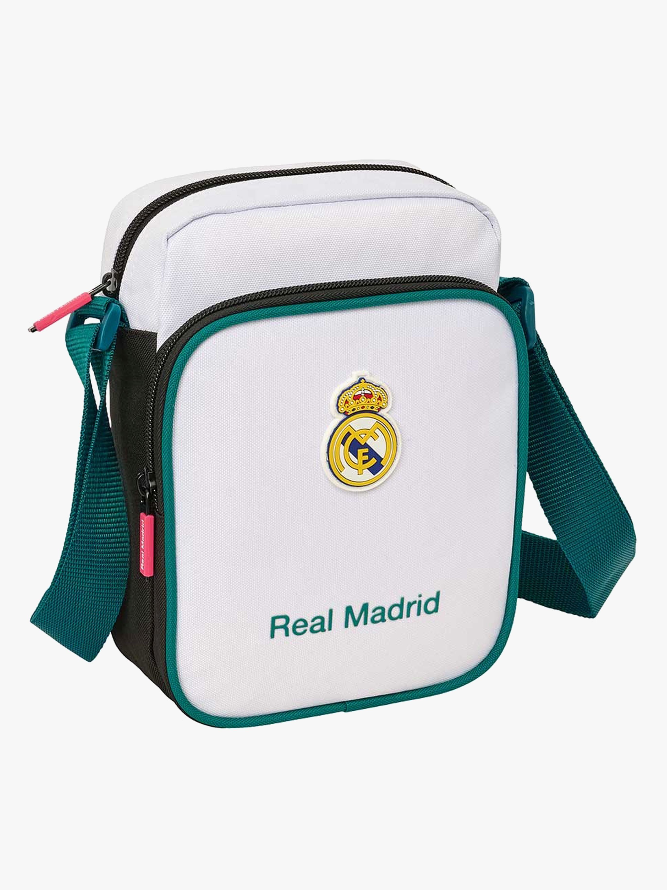 Real Madrid Skuldertaske, Hvid/Grøn