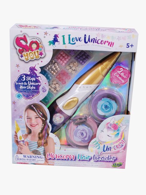 Alrico Unicorn Hårsæt, Multifarvet