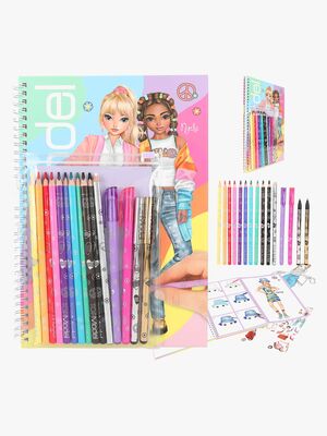 TOPModel Designbog med Farveblyanter