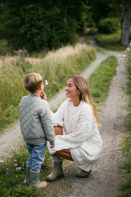 Viking x Kenza Quiltet Jakke, Light Green