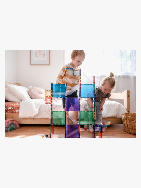 Connetix Rainbow Ball Run Magnetiske Byggeklodser 92 Dele