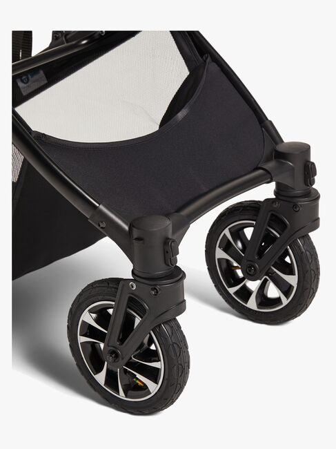 Beemoo Maxi 4 Twin Søskendevogn, Grey Melange/Black