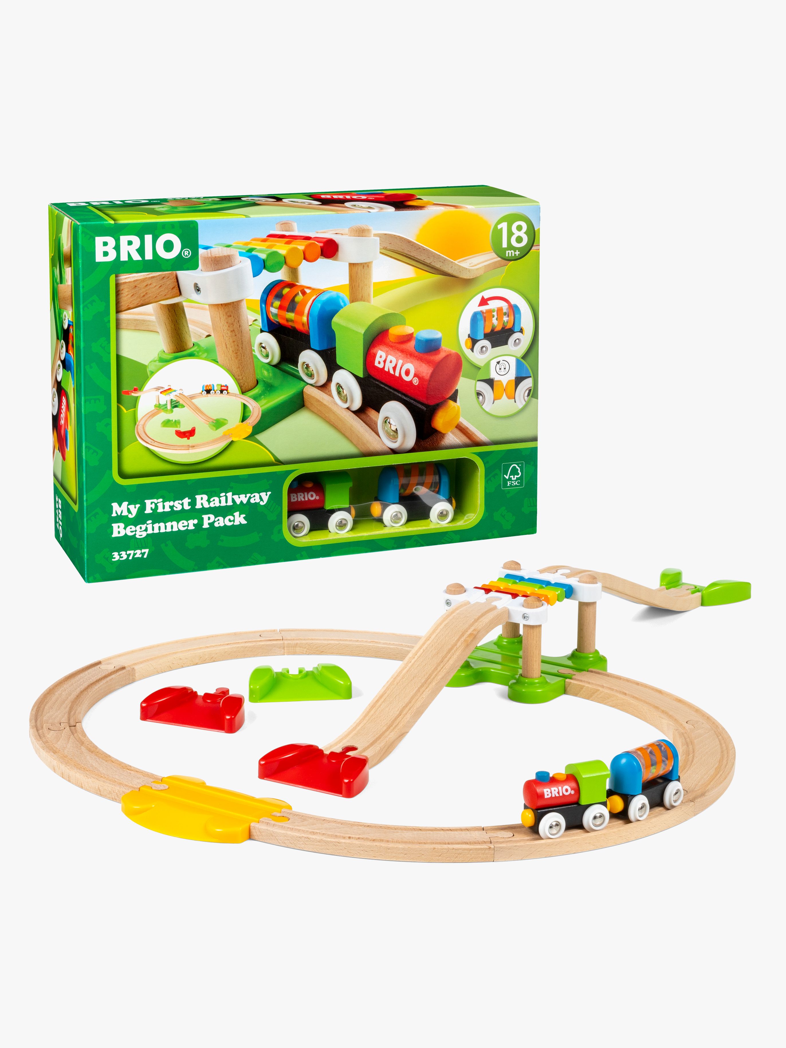 BRIO 33727 Togbane Mit Første Tog Nybegynder