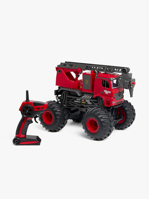 Alex's Garage Fjernstyret Heavy Off-Road Transportmiddel, Rød