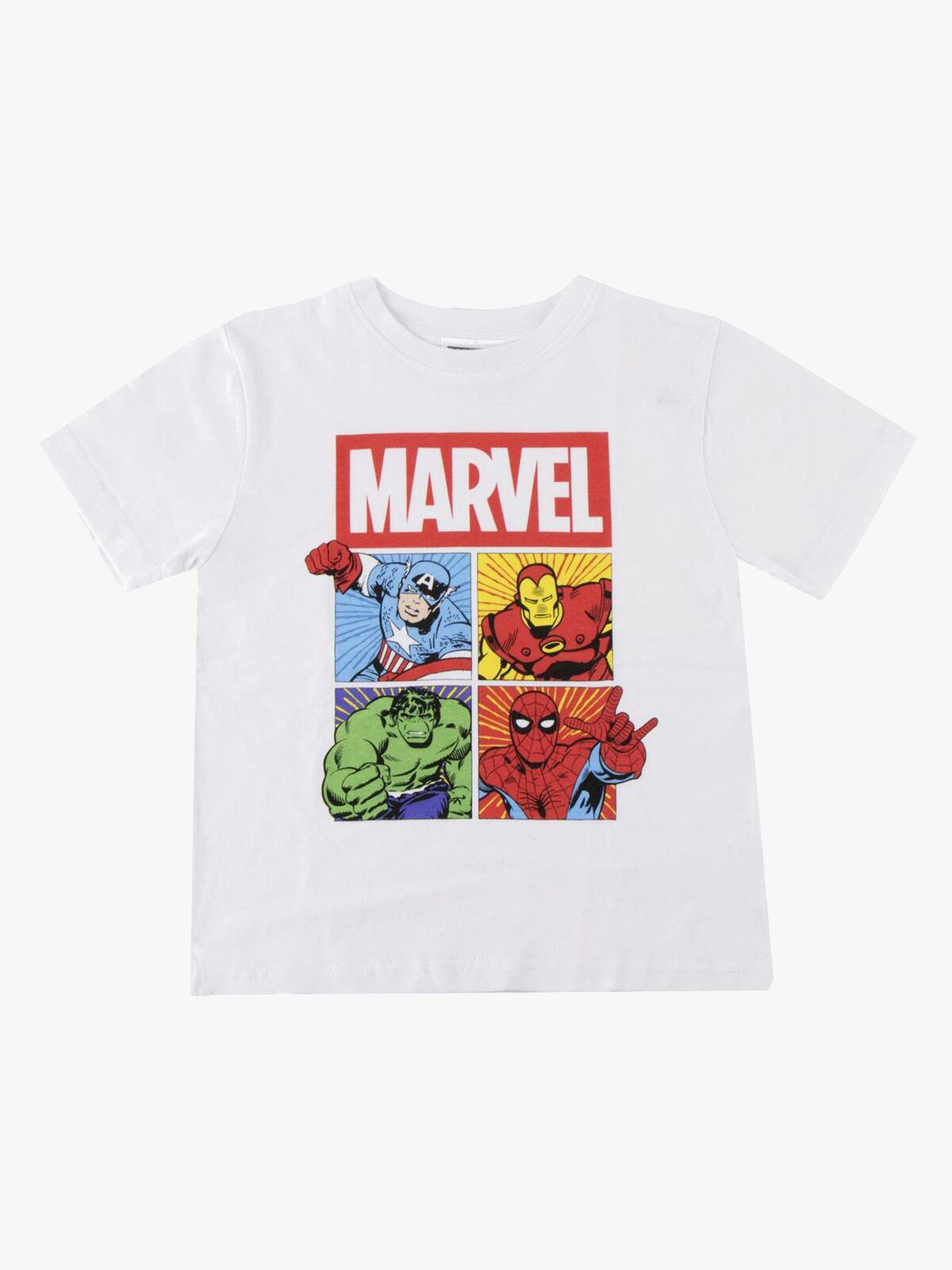 Marvel T-shirt, Hvid