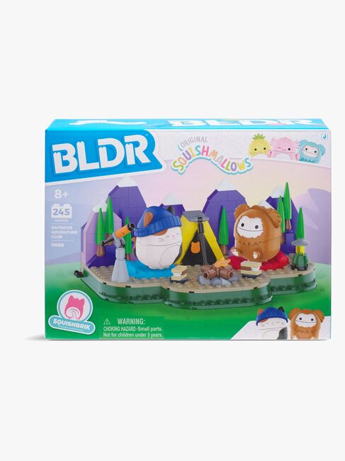 BLDR Squishmallows Byggesæt Camping med Cam & Benny