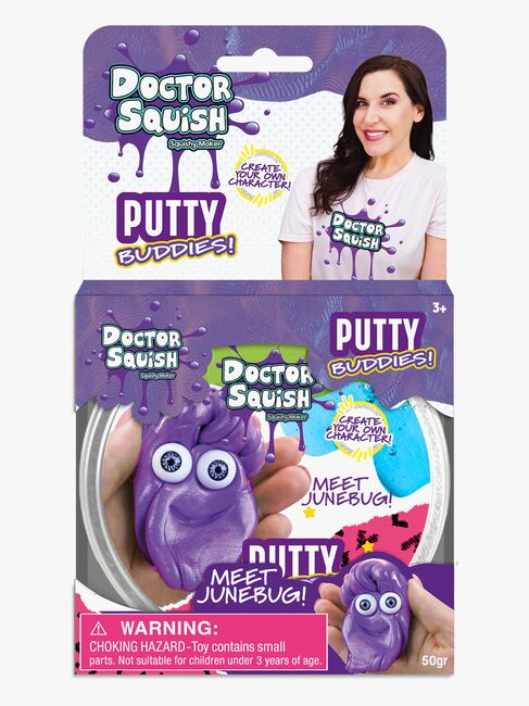 Doctor Squish Putty Buddies Strukturmasse Junebug 50g
