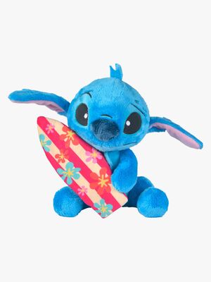Disney Lilo & Stitch Bamse Stitch med Surfbræt 25 cm
