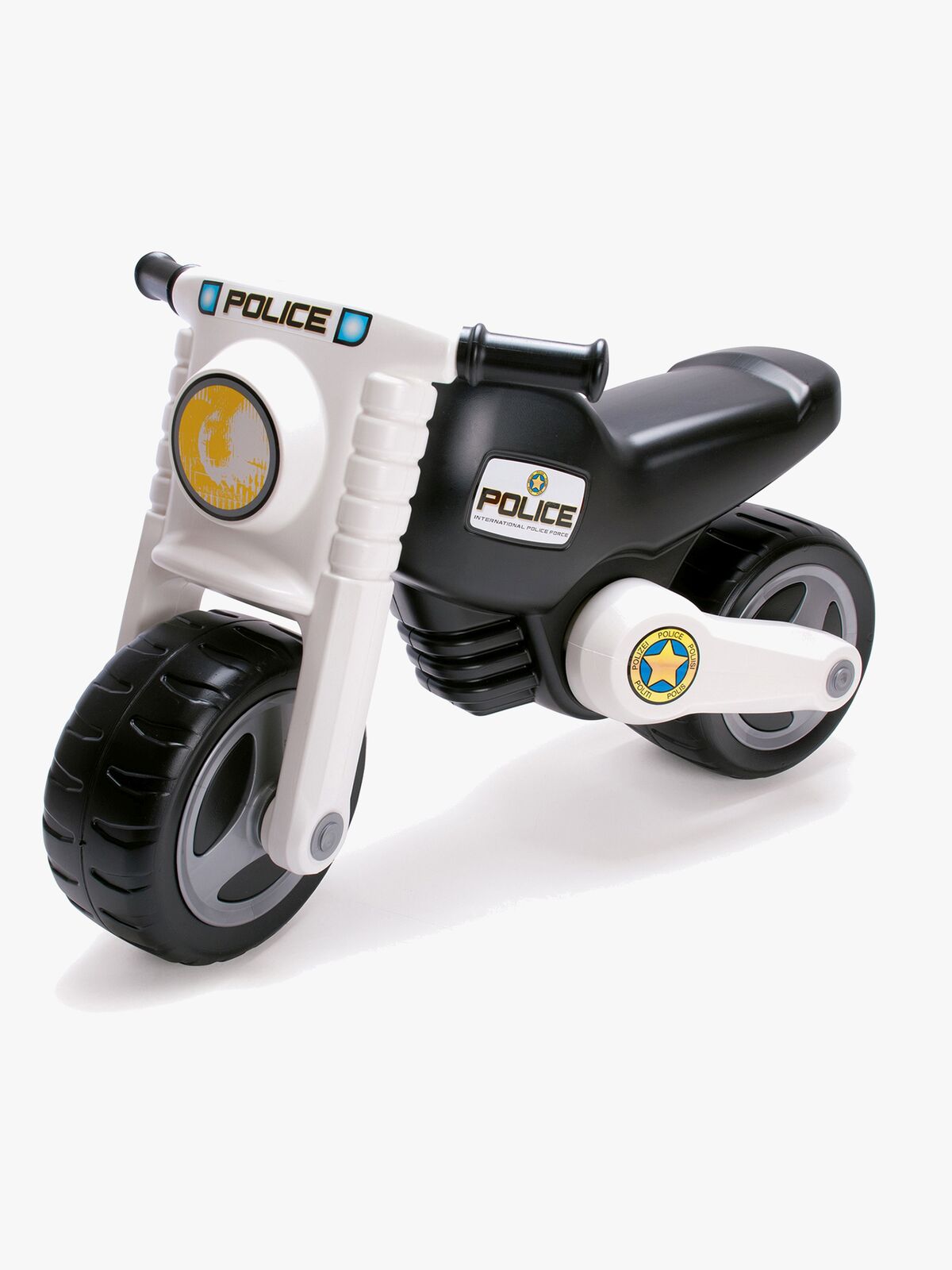 Dantoy Motorcykel Politi, Sort/Hvid