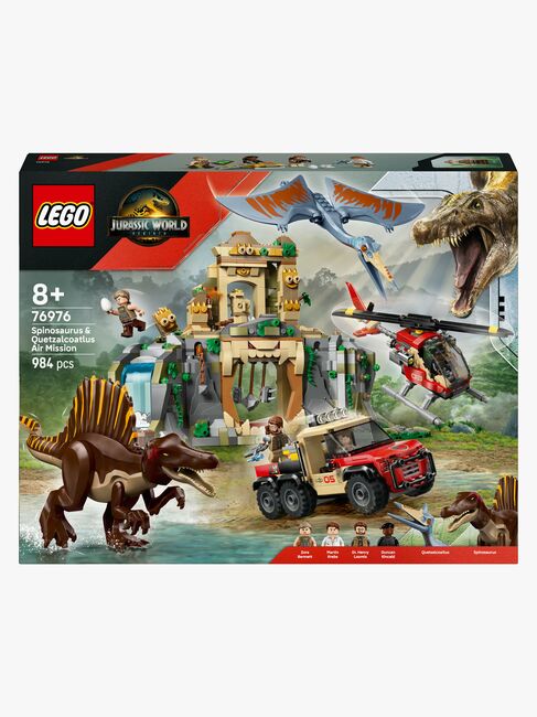 LEGO Jurassic World 76976 Luftmission: Spinosaurus og quetzalcoatlus