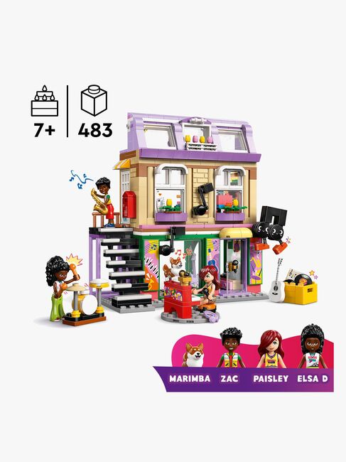 LEGO Friends 42653 Musikbutik og lejlighed