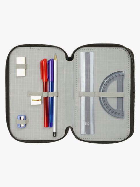 Dragon Ball  Fyldt Penalhus med 3 Rum 37 Dele, Sort