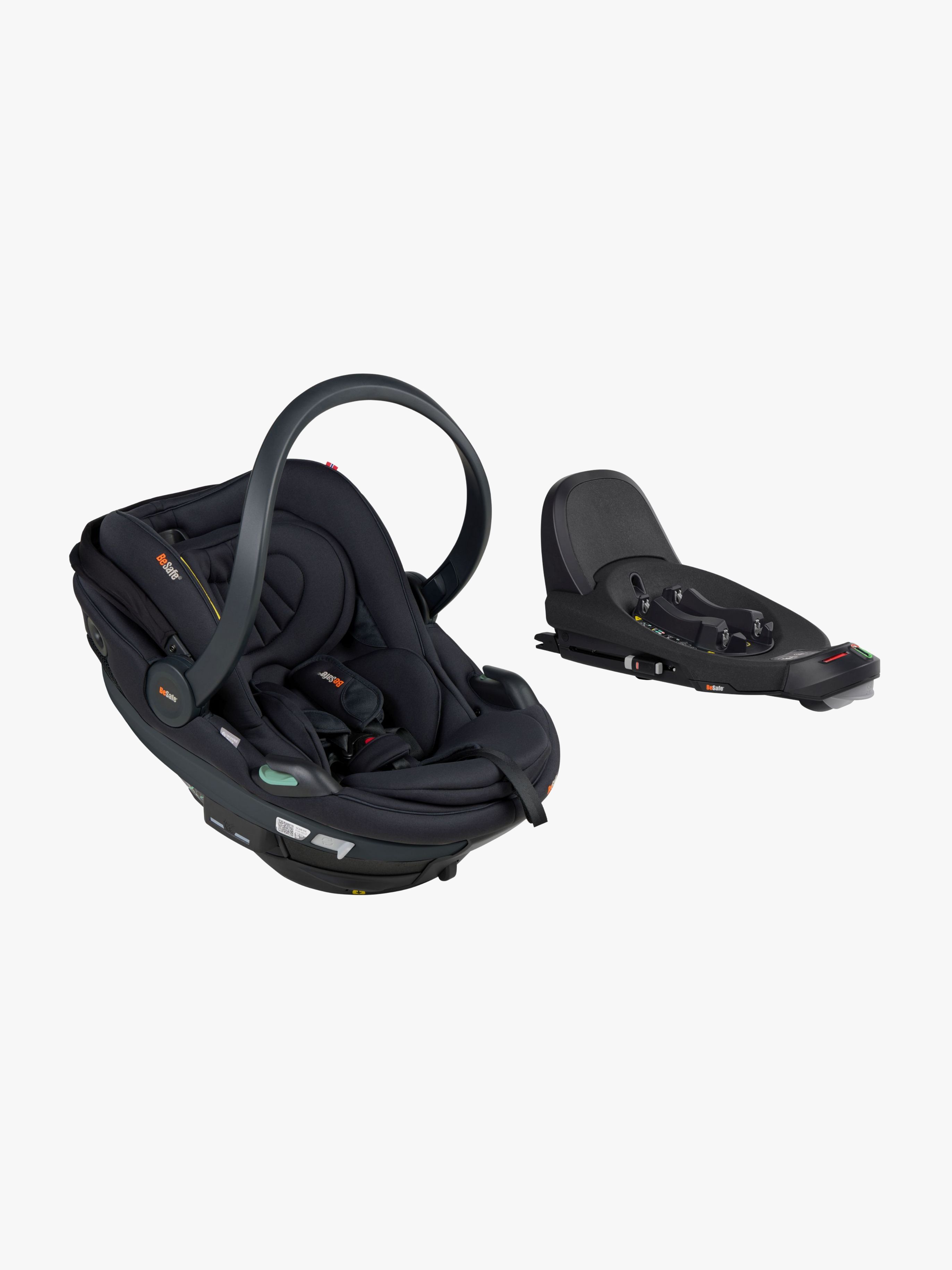 BeSafe Go Beyond 2 Autostol Baby inkl. Beyond Base, Black Soft Breeze
