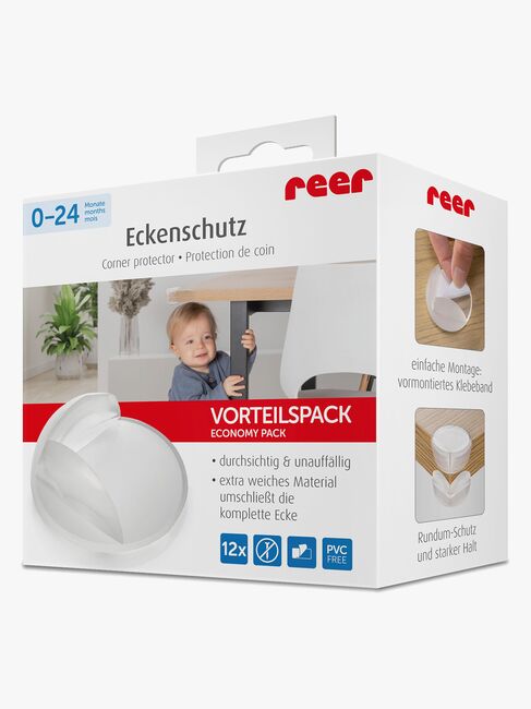 Reer Hjørnebeskyttere 3-pak, Hvid