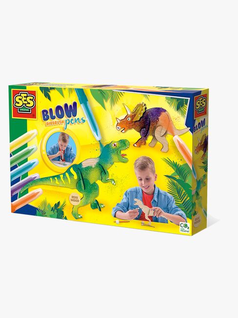 SES Creative Airbrush-pustetusser Dinosaurer