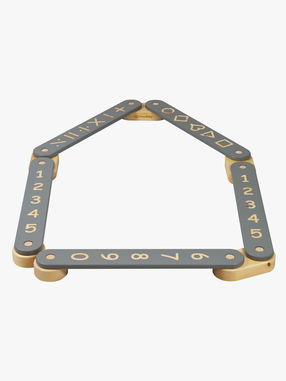 Meowbaby Balancebane 5 Dele, Grå