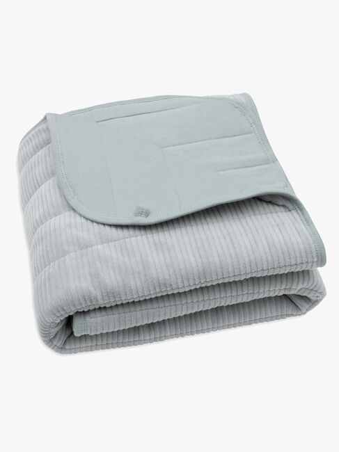 Jollein Tæppe 75x100 cm Velvet Rib, Sea Green