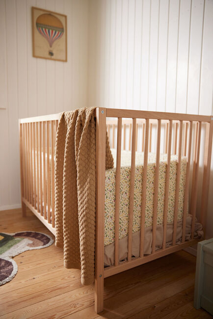 FILIBABBA  Strikket Stofble, Ivory Cream