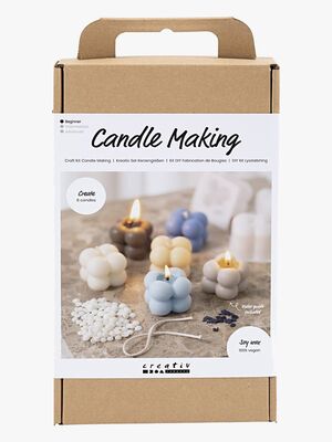 Creativ Company Kreasæt Lysstøbning Boble-sojalys DIY